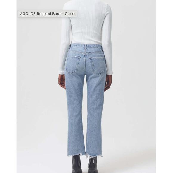 AGOLDE relaxed boot curio jeans - Picture 2 of 6
